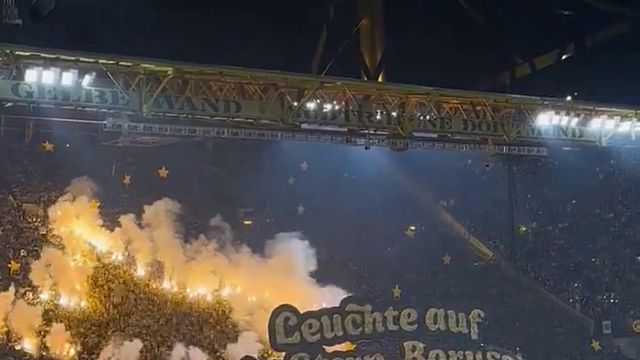 Espetacular: adeptos do Dortmund celebraram aniversário do clube