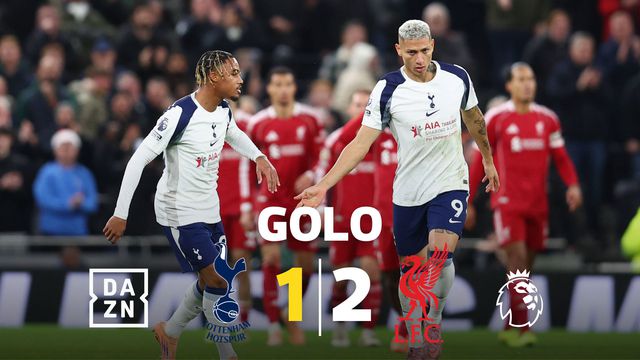 Golo do 'Pombo' faz o Tottenham sonhar