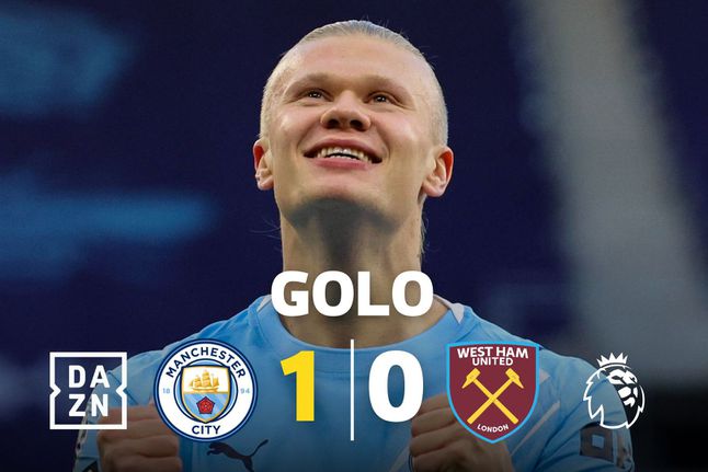 Cinco minutos bastaram para Haaland marcar mais um na Premier League