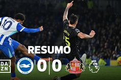 O resumo do primeiro duelo de sempre entre Brighton e Sunderland na Premier League