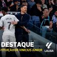 Relação entre adeptos do Real Madrid e Vinícius Jr. já teve melhores dias...