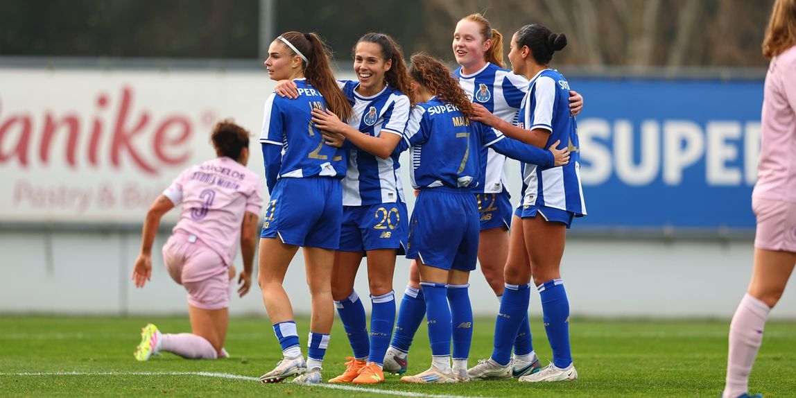 Equipa feminina entrou a golear na segunda fase frente ao Gil Vicente — FOTO: FC Porto