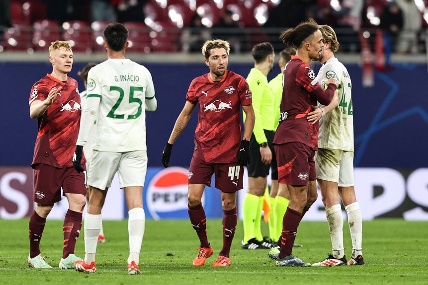 Kevin Kampl num jogo com o Sporting, na Champions
