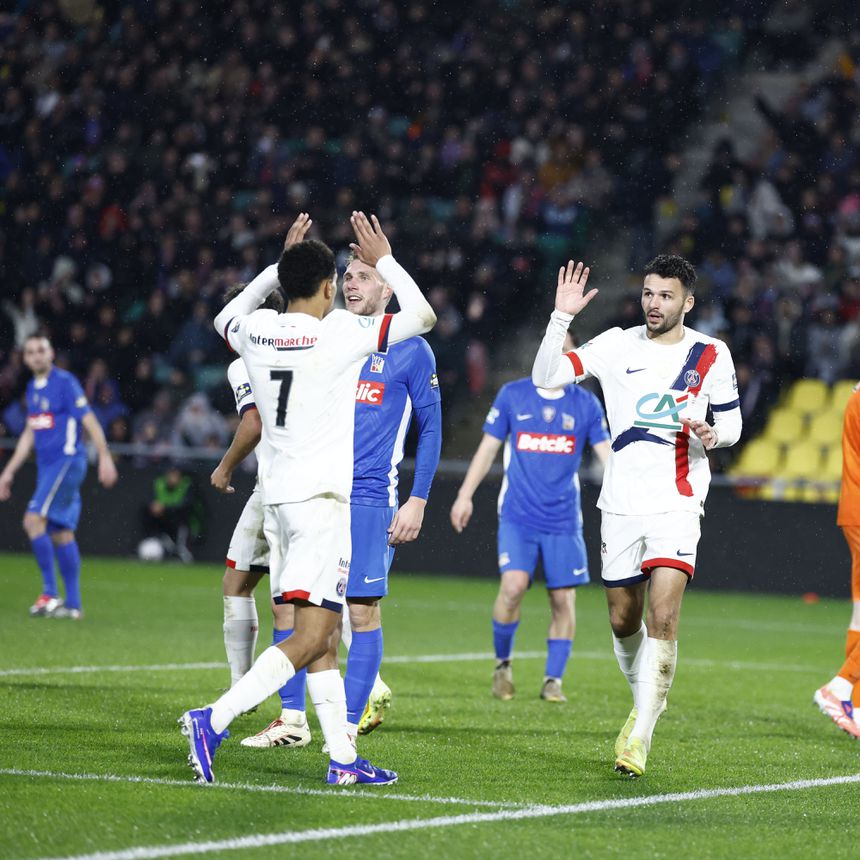 Gonçalo Ramos a celebrar golo - Foto: PSG