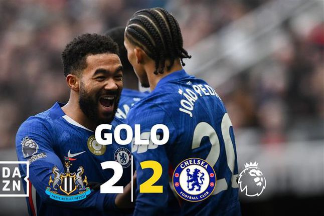 João Pedro deixa Thiaw no chão e empata em Newcastle com assistência do guarda-redes