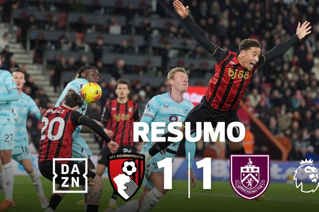 Ex-Sporting assiste no empate do Burnley (resumo)