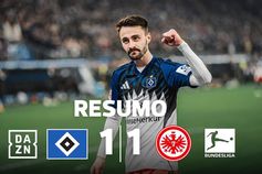 Golo anulado a Fábio Vieira no empate do Hamburgo (resumo)