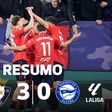 Osasuna não deu hipóteses ao Alavés (resumo)