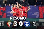 Osasuna não deu hipóteses ao Alavés (resumo)