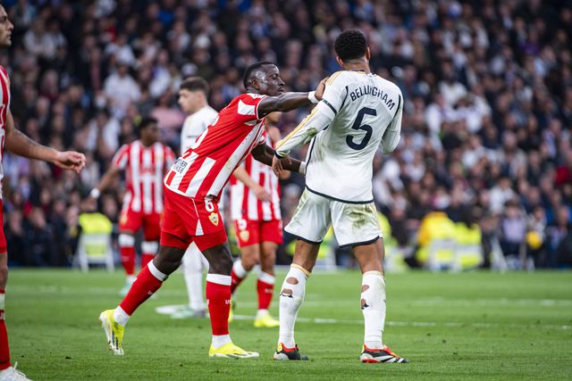 A reação do Almería à derrota com o Real Madrid