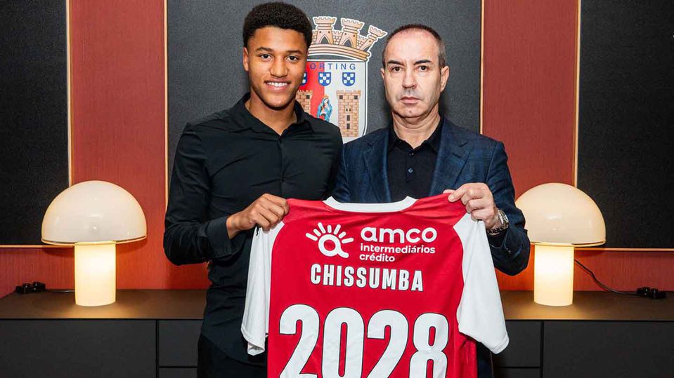 SC Braga: Chissumba vai ser aposta
