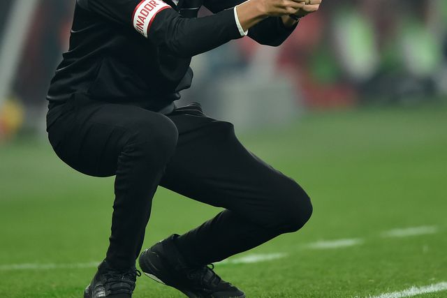 Bruno Lage, treinador do Benfica, em fase de jogo