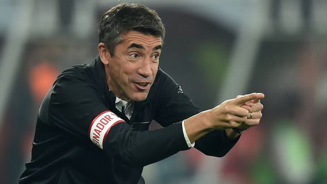 Bruno Lage, treinador do Benfica, em fase de jogo