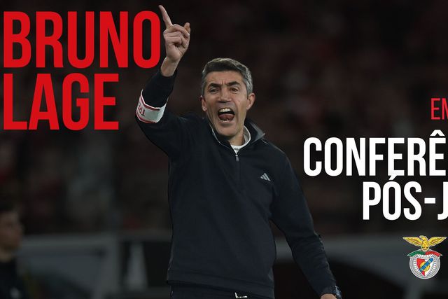 Benfica: siga em direto a conferência de Bruno Lage