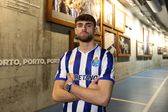 Avançado Leonardo Vonic, da equipa B, treinou-se esta terça-feira com a equipa principal (FOTO: FC PORTO)