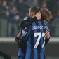 Marco Brescianini faz o 5-0 da Atalanta frente ao Sturm Graz, na UEFA Champions League (IMAGO)