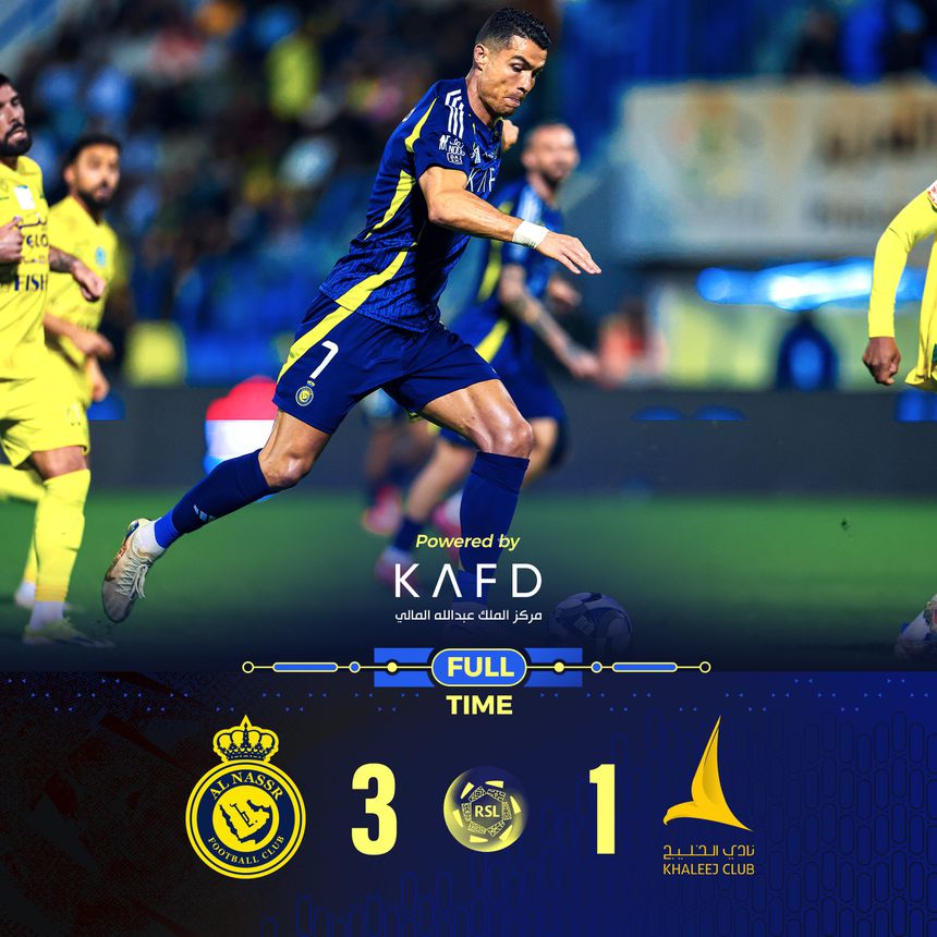 Ronaldo soma agora 919 golos na carreira (Al Nassr)