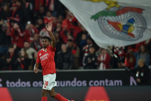 Leandro Barreiro marcou três golos na vitória do Benfica sobre o Famalicão, por 4-0, na Luz