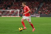 Andreas Schjelderup em ação com a camisola do Benfica