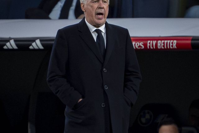 Ancelotti, treinador do Real Madrid