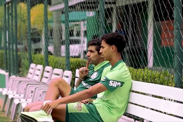 Abel Ferreira e Vitor Reis