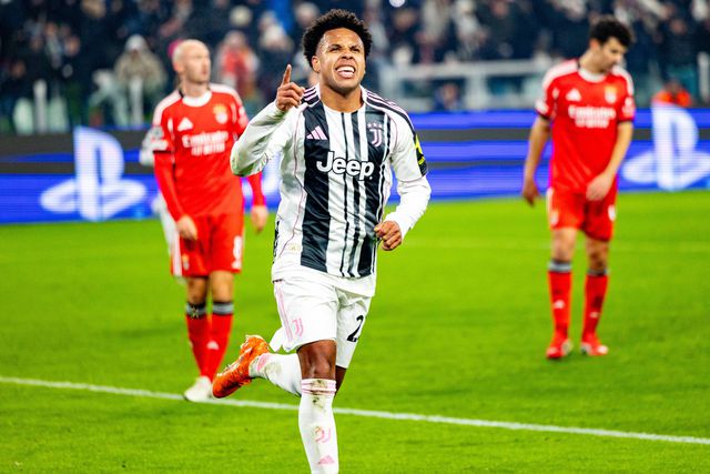 Weston McKennie celebra golo ao Benfica - Foto: IMAGO