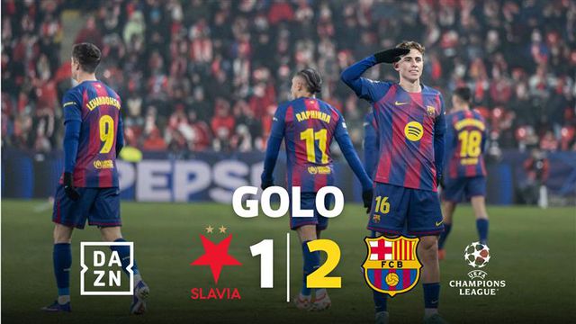 Fermín bisa em Praga com um golaço fora da área