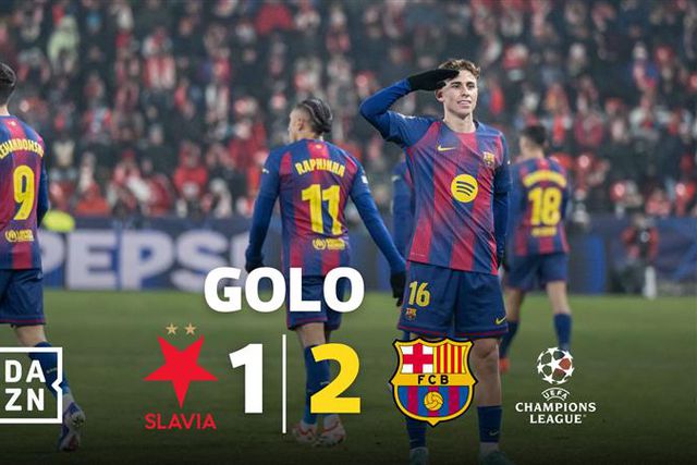 Fermín bisa em Praga com um golaço fora da área