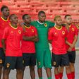 Seleção angolana de futsal na Cidadela Desportiva