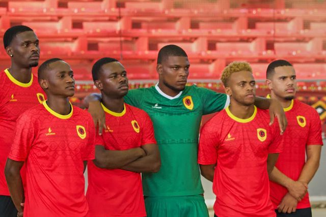 Seleção angolana de futsal na Cidadela Desportiva