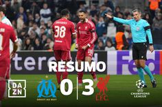 Liverpool ousa ganhar asas, mas o Marselha pouco fez pela vitória (resumo)