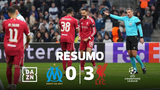 Liverpool ousa ganhar asas, mas o Marselha pouco fez pela vitória (resumo)
