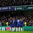 Festejos do Chelsea frente ao Pafos