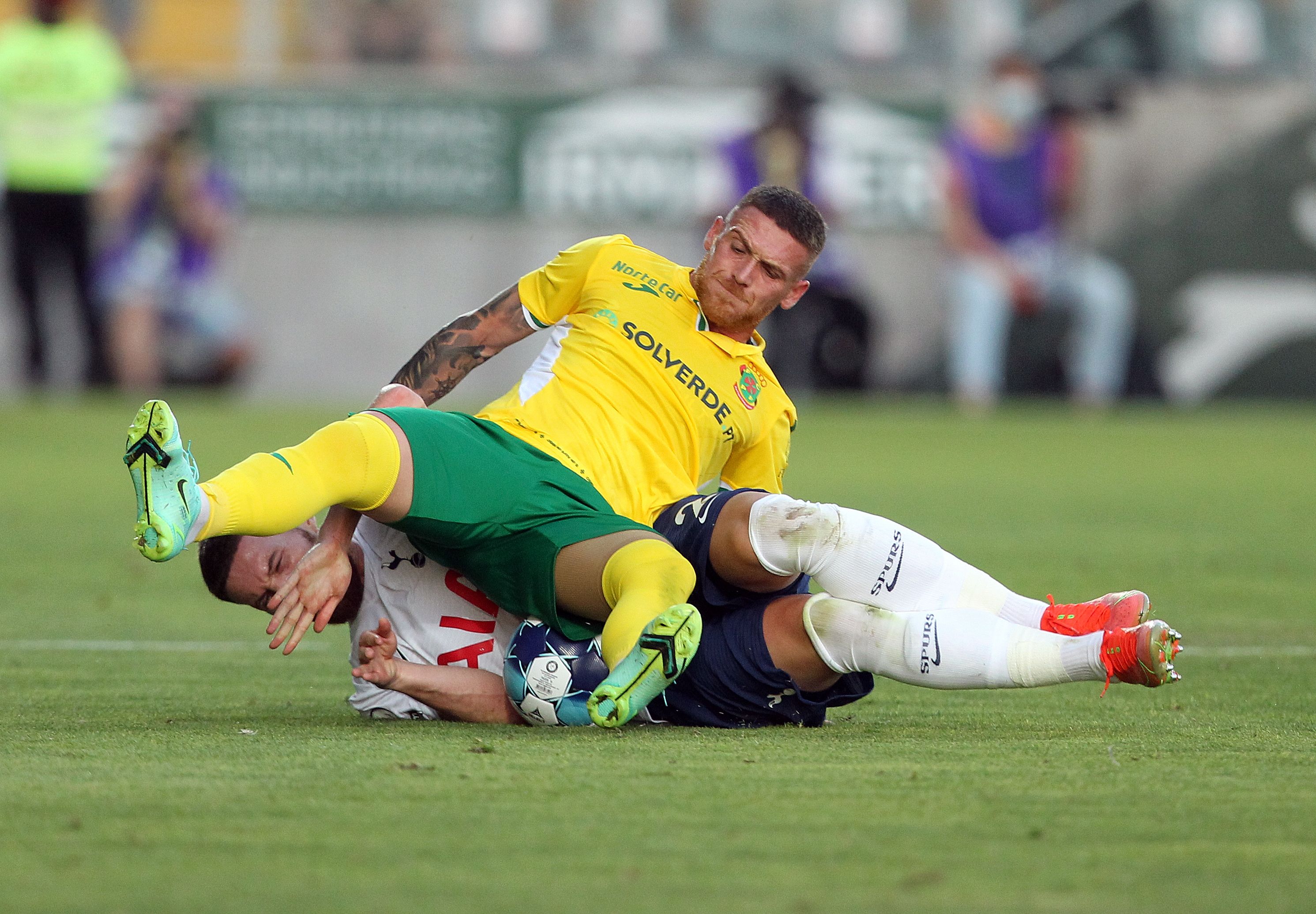 Paços de Ferreira 1-0 Tottenham, 19 de agosto de 2021. Lucas Silva deu vitória impressionante aos castores diante de uma equipa que tinha sido finalista da UEFA Champions League dois anos antes - Foto: A BOLA