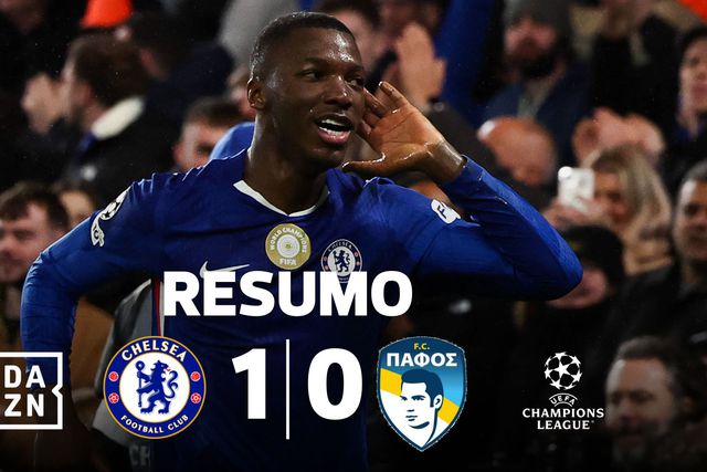 Golo não Caicedo, mas dá para o Chelsea bater o Pafos (resumo)