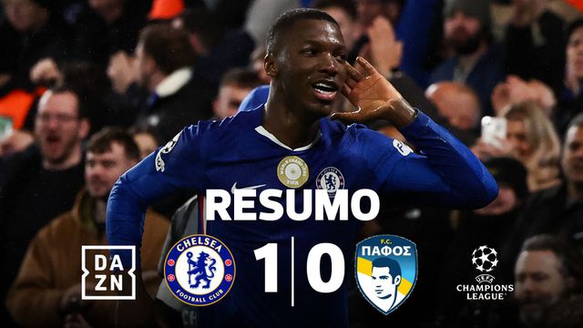 Golo não Caicedo, mas dá para o Chelsea bater o Pafos (resumo)