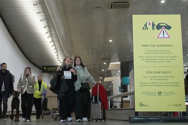 Empresário e namorada de Rafa vistos a chegar a Lisboa