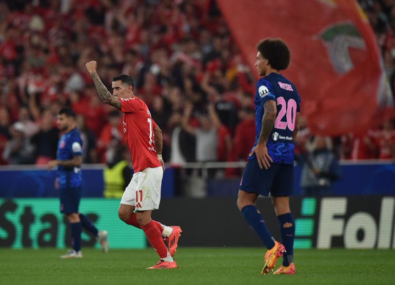 Benfica 4-0 Atlético de Madrid, 2 de outubro de 2024. Bruno Lage orquestrou recital encarnado diante de uma apática equipa comandada por Diego Simeone - Foto: Miguel Nunes