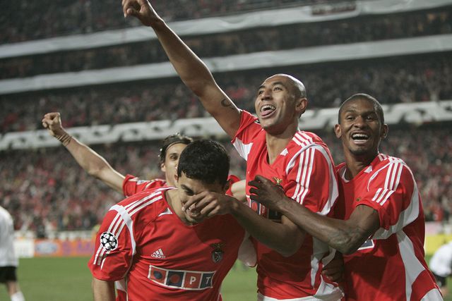 Águias vergaram o campeão europeu em título, em 2006 Foto: A BOLA