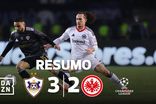 Qarabag elimina Eintrach com golo no último minuto (resumo)
