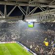 O ambiente nas bancadas antes do início do Juventus-Benfica