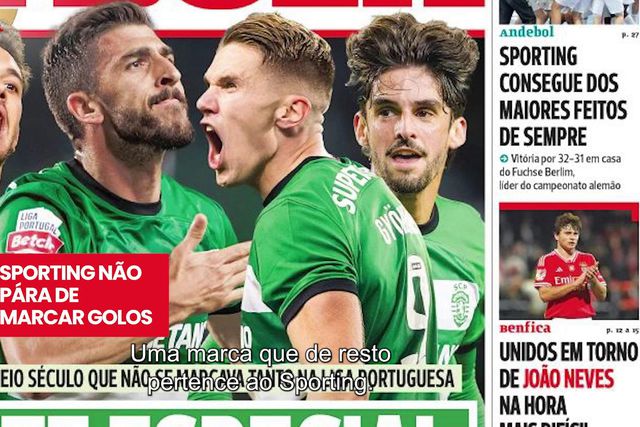 A BOLA em 59 segundos: uma marca especial no Sporting e Champions de azul