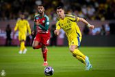 Cristiano Ronaldo corre atrás da bola, no jogo contra o Al Ettifaq