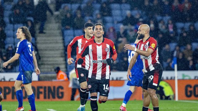 Brentford afunda Leicester com muita classe e golo português (resumo)