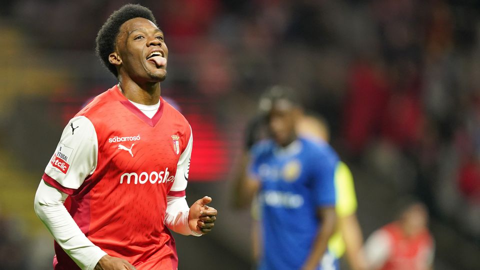 Gorby estava no sítio certo para corresponder à assistência de Roger e oferecer o triunfo ao SC Braga no duelo com o Nacional