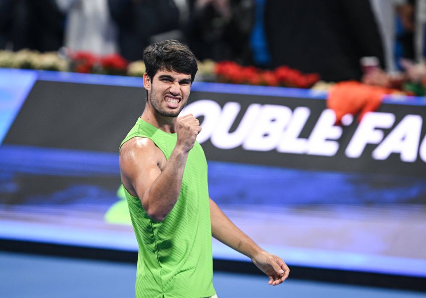 Alcaraz apurou-se pela primeira vez para a final do ATP 500 do Qatar     Fotografia Imago