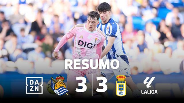 Gonçalo Guedes assiste no empate da Real Sociedad (resumo)