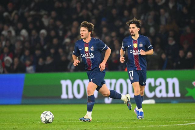 João Neves e Vitinha em ação