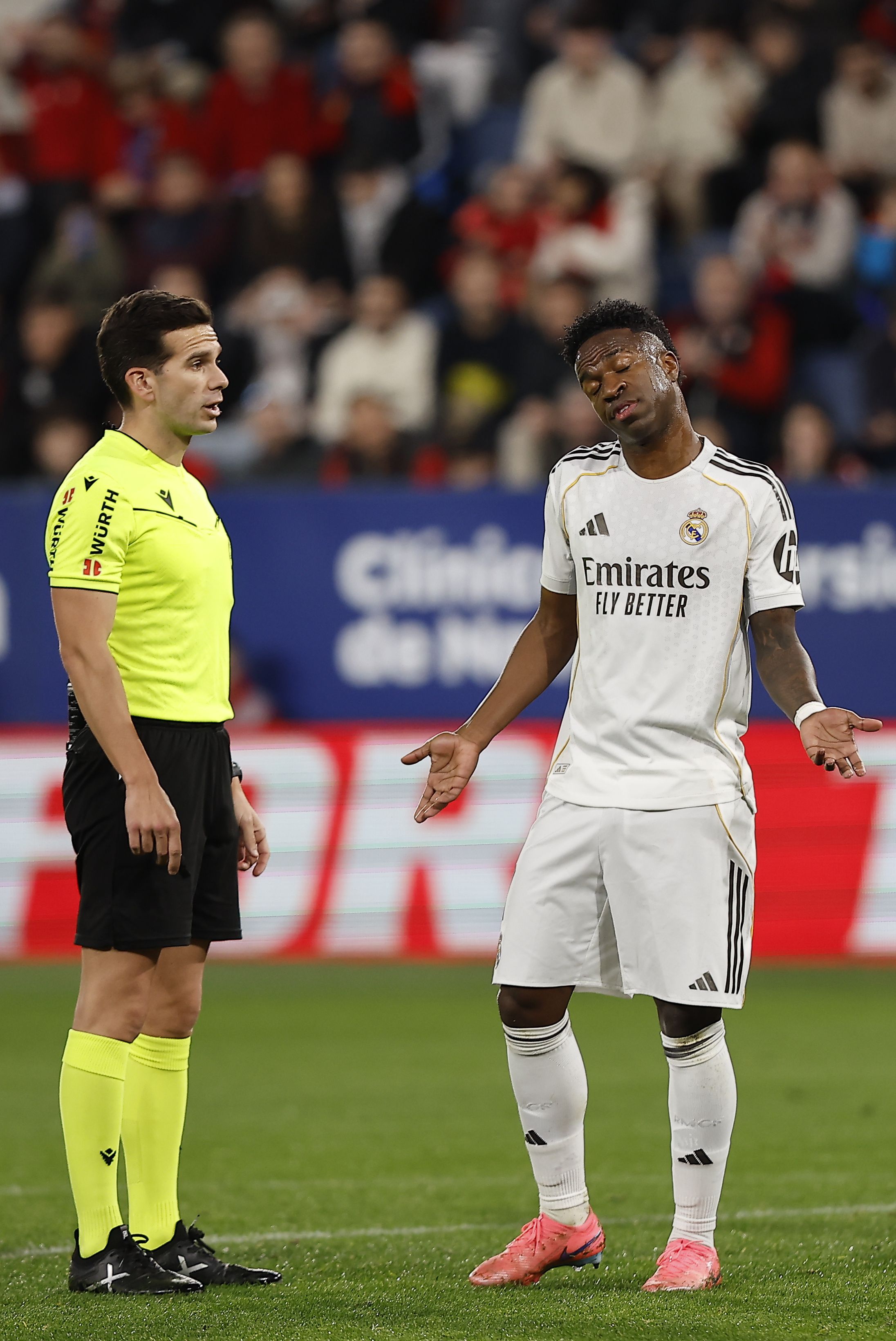 Vinícius Júnior no Osasuna-Real Madrid - Foto: EPA