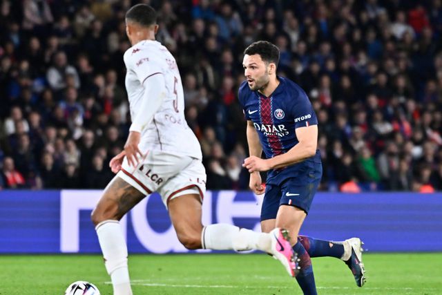 Gonçalo Ramos a rematar frente ao Metz